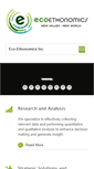 Mobile Screenshot of ecoethonomics.ca
